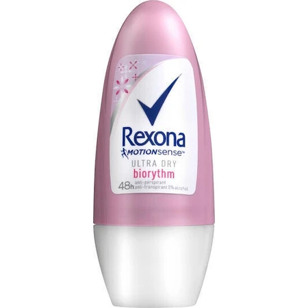 Rexona Motion Sense Ultra Dry Biorythm 48h Антиперспірант Дезодорант-антиперспірант 48h Дезодорант у рулоні 50мл: ціни та характеристики