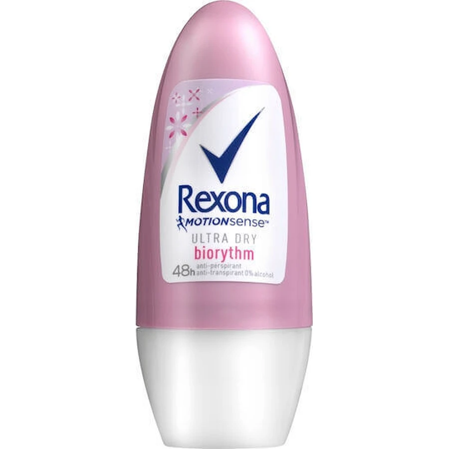 Rexona Motion Sense Ultra Dry Biorythm 48h Антиперспірант Дезодорант-антиперспірант 48h Дезодорант у рулоні 50мл: ціни та характеристики