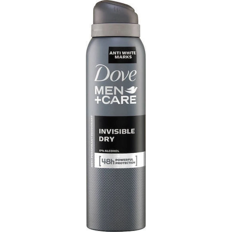 Дезодорант-спрей Dove Men+Care Невидимий сухий дезодорант 48 год 150 мл: ціни та характеристики