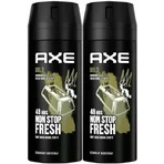 Дезодорант Axe Gold Temptation Outwood & Fresh Vanilla Non Stop Fresh Дезодорант-спрей 48 год 2х150мл: ціни та характеристики
