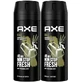 Дезодорант Axe Gold Temptation Outwood & Fresh Vanilla Non Stop Fresh Дезодорант-спрей 48 год 2х150мл
