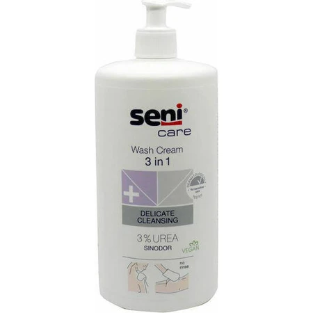 Seni Care Cleansing Cream 3 в 1 Очищуючий крем від лущення 1000мл: ціни та характеристики