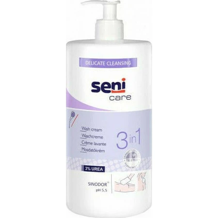 Seni Care Cleansing Cream 3 в 1 Очищуючий крем від лущення 1000мл: ціни та характеристики