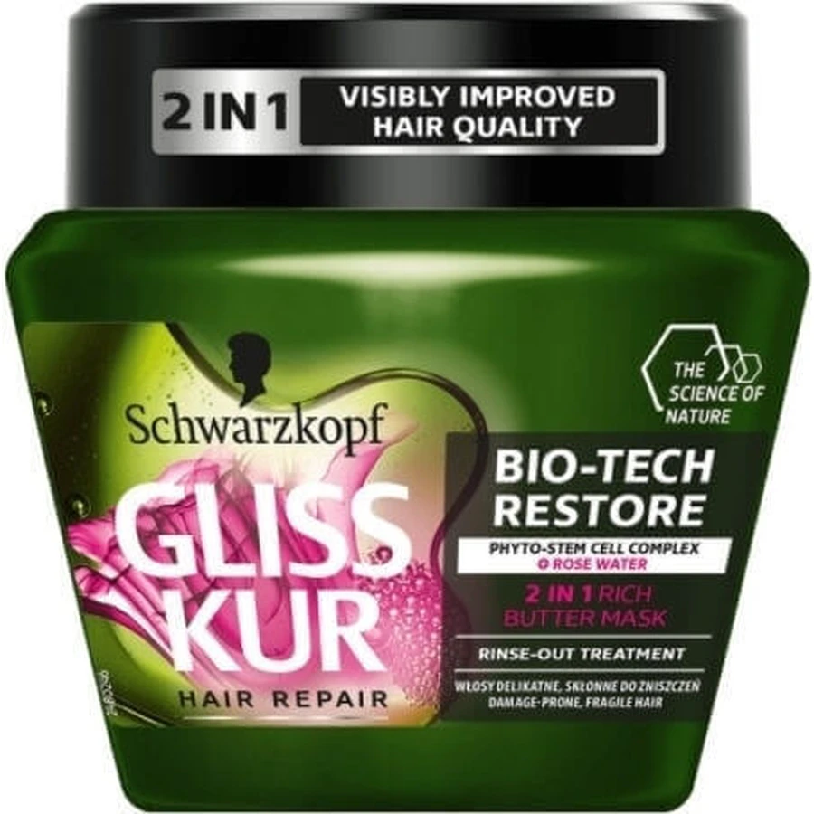 Schwarzkopf Gliss Bio-tech Восстанавливающая маска для волос 300 мл: цены и характеристики