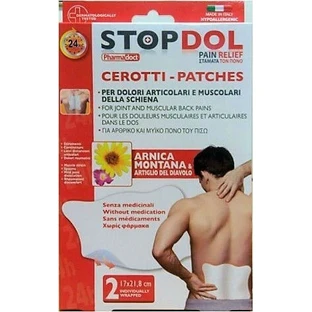Pharmadoct StopDol StopDol Pain Relief with Arnica, Devil's Claw & Willow Heating Patches 2pcs