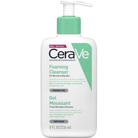 Cerave Пенящийся очищающий гель для нормальной и жирной кожи 236 мл: цены и характеристики