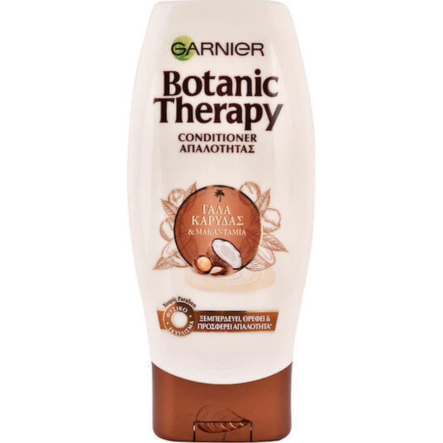 Garnier Botanic Therapy Кокосове молоко та макадамія відновлювальний/живильний кондиціонер для всіх типів волосся 200 мл: ціни та характеристики