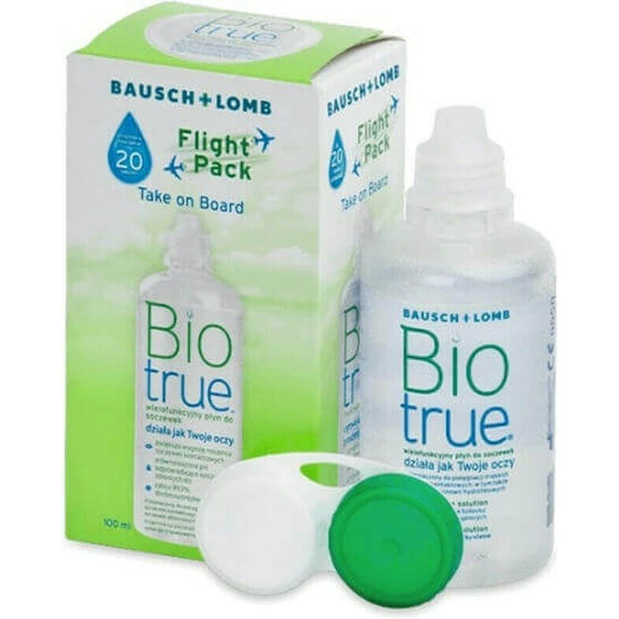 Bausch & Lomb Biotrue Flight Pack Раствор для контактных линз 100 мл: цены и характеристики