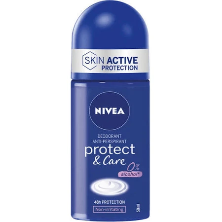 Nivea Protect & Care 0% спирта дезодорант 48ч ролл-он 50мл: цены и характеристики