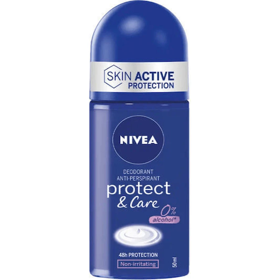 Nivea Protect & Care 0% спирта дезодорант 48ч ролл-он 50мл: цены и характеристики