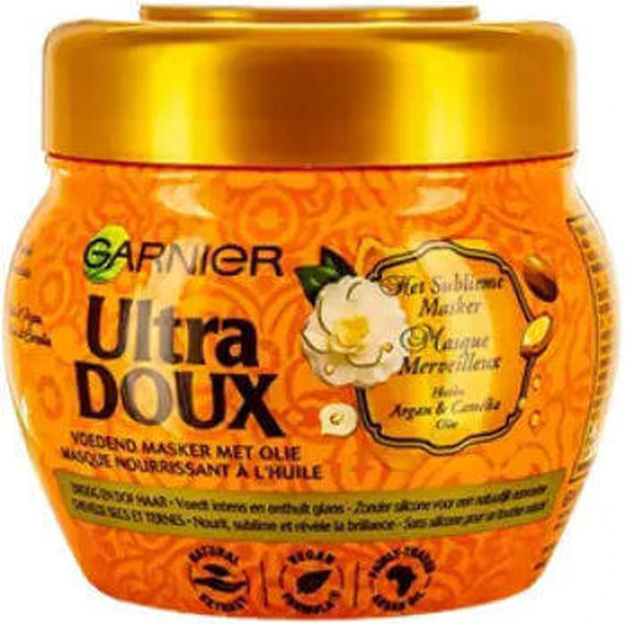 Garnier Ультрамягкая увлажняющая маска для волос с арганой и камелией 300 мл: цены и характеристики