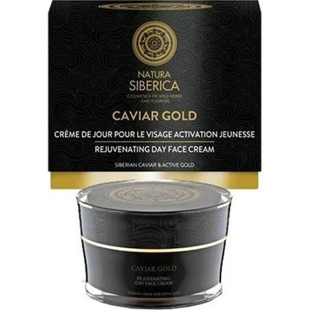 Natura Siberica Gold Зволожуючий та омолоджуючий денний крем для обличчя з гіалуроновою кислотою та ікрою 50мл: ціни та характеристики