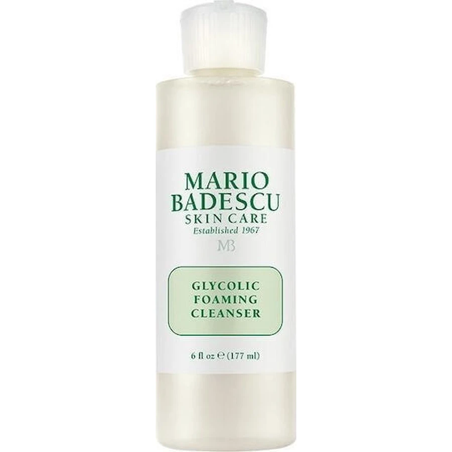 Mario Badescu Glycolic Foaming Cleanser Пінка для вмивання для шкіри обличчя, схильної до акне 177 мл: ціни та характеристики