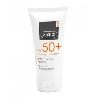 Ziaja Солнцезащитный крем для лица SPF50 с цветом 50 мл