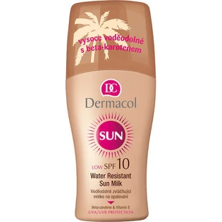 Водостійкий сонцезахисний лосьйон Dermacol Сонцезахисний крем для тіла SPF10 в спреї 200 мл