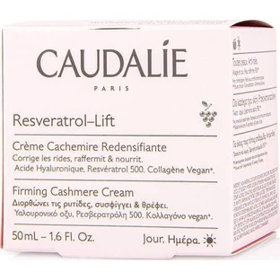 Caudalie Resveratrol-Lift Антивіковий і тонізуючий кашеміровий крем для обличчя з гіалуроновою кислотою та колагеном 50 мл