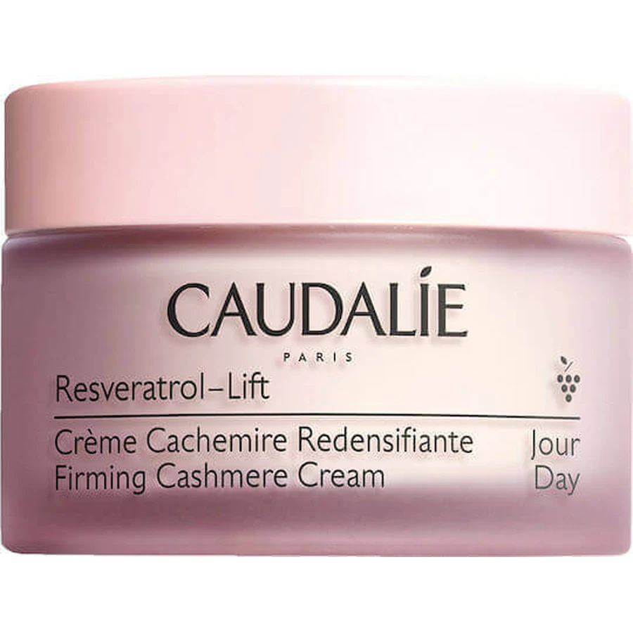Caudalie Resveratrol-Lift Антивіковий і тонізуючий кашеміровий крем для обличчя з гіалуроновою кислотою та колагеном 50 мл: ціни та характеристики