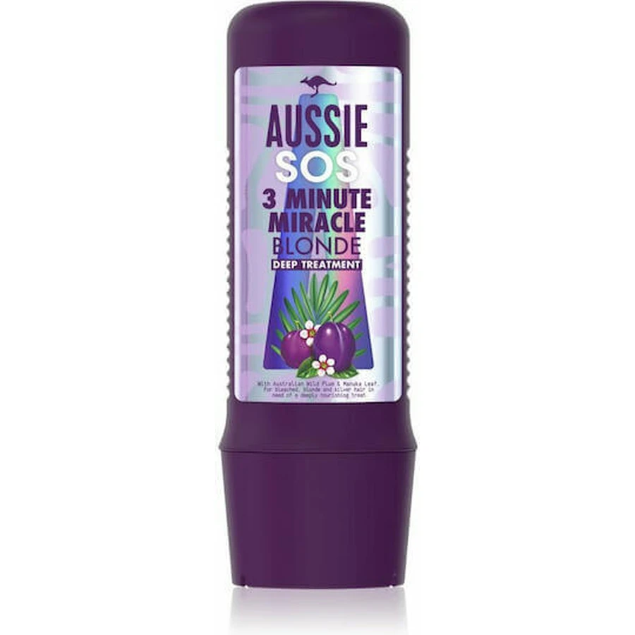 Aussie SOS 3 Minute Miracle Кондиционер для поддержания цвета блонда для окрашенных волос 225 мл: цены и характеристики