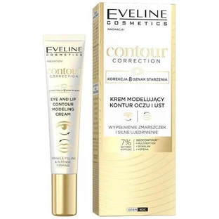 Eveline Contour Sculpting Contour Eye and Lip Contour Sculpting Тонізуючий та реконструюючий крем для контуру очей та губ з колагеном 20 мл