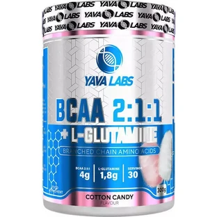 Yava Labs Bcaa 2:1:1 + L-глютамин 300 гр 500 мл Cotton Candy