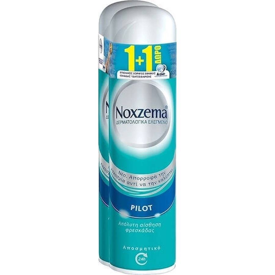 Дезодорант-спрей Noxzema Pilot Deodorant 24h Дезодорант-спрей 2х150мл: ціни та характеристики