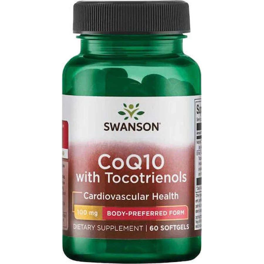 Swanson CoQ10 с токотриенолами 100 мг 60 софтгелей: цены и характеристики