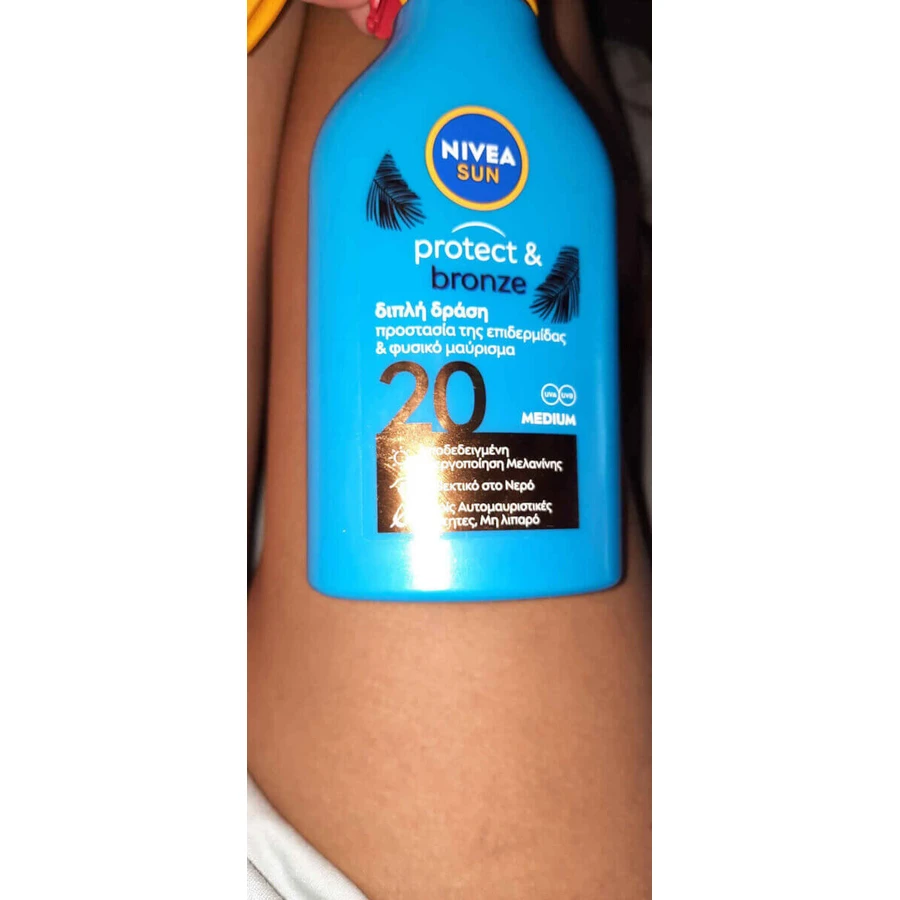 Nivea Protect & Bronze Водостойкий солнцезащитный лосьон для тела SPF30 в виде спрея 270 мл: цены и характеристики