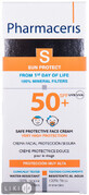 Безпечний сонцезахисний крем для обличчя з перших днів життя Pharmaceris S Sun Protection SPF50+ 50 мл
