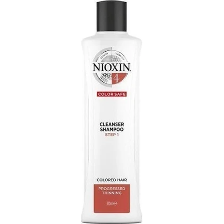 Nioxin Cleanser System 4 Colour Safe Hair Cleanser System 4 Colour Safe Hair Loss Shampoo For Coloured Hair 300ml: цены и характеристики