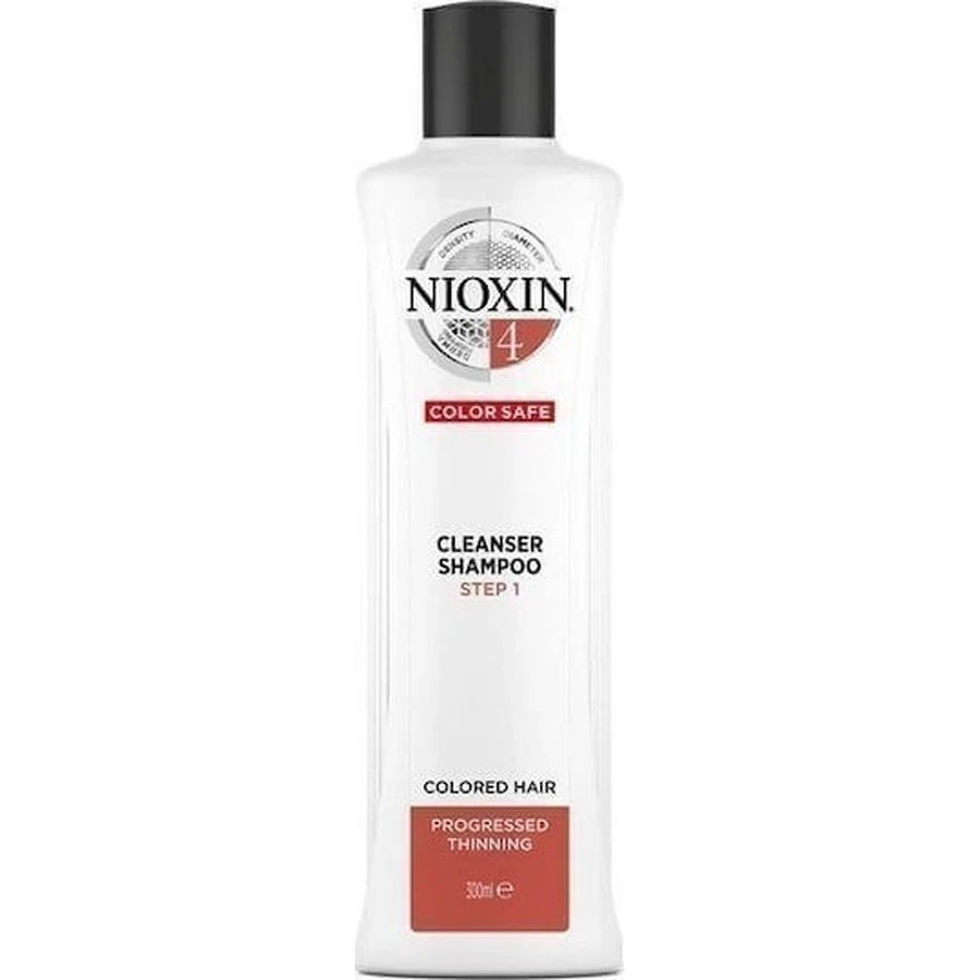 Nioxin Cleanser System 4 Colour Safe Hair Cleanser System 4 Colour Safe Hair Loss Shampoo For Coloured Hair 300ml: цены и характеристики