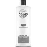 Очищающий шампунь Nioxin System 1 для нормальных, слегка истонченных волос, 1000 мл