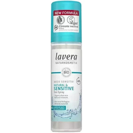 Дезодорант-спрей Lavera Basis Basis Sensitiv Natural & Sensitive Natural 48h Дезодорант-спрей без алюмінію 75 мл: ціни та характеристики
