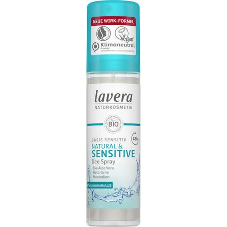Дезодорант-спрей Lavera Basis Basis Sensitiv Natural & Sensitive Natural 48h Дезодорант-спрей без алюмінію 75 мл: ціни та характеристики