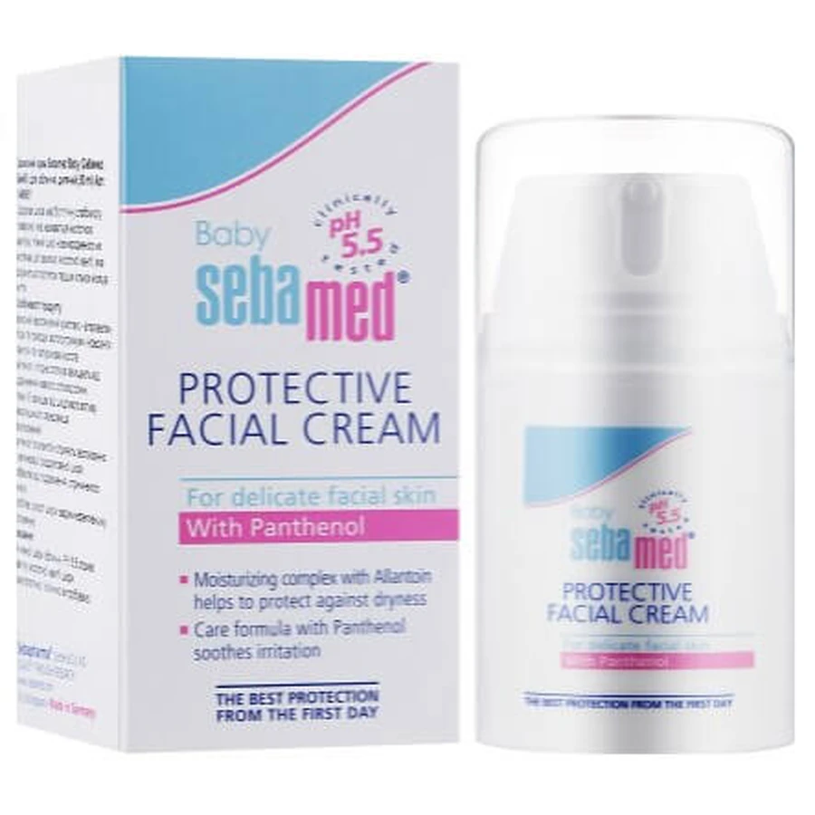 Крем для лица Sebamed Baby Protective Facial Cream защитный, 50 мл: цены и характеристики