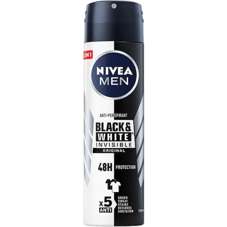 Nivea Black & White Invisible Original Дезодорант-рулон 48 год 50 мл: ціни та характеристики