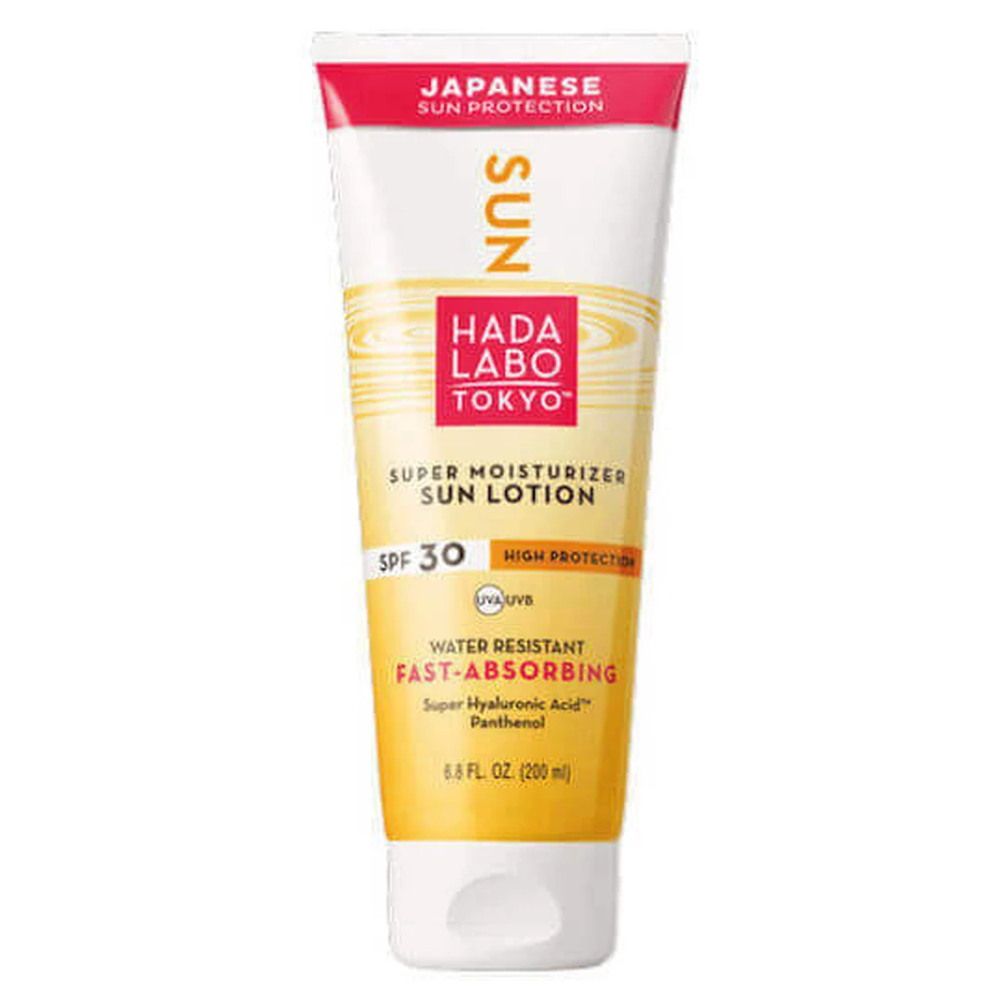 Hada Labo Tokyo Водостійкий сонцезахисний лосьйон для тіла SPF30 200 мл: ціни та характеристики