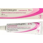 Синтомицин Линимент д/наруж. прим. 50 мг/г туба 25 г: цены и характеристики