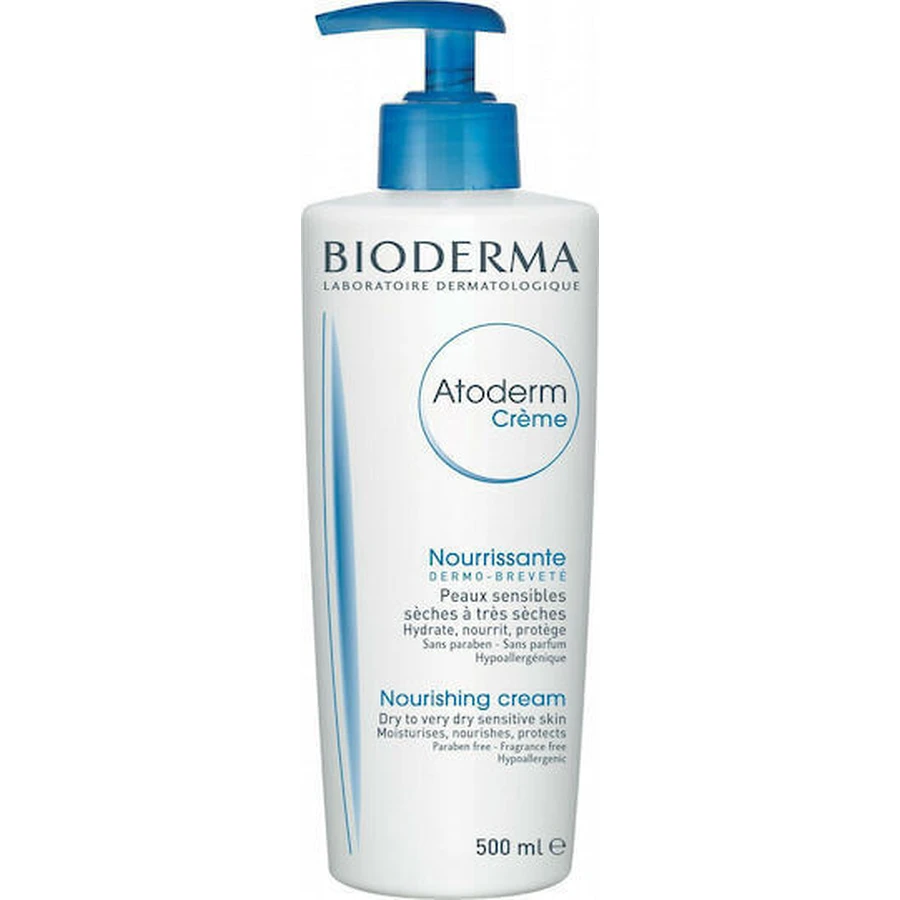 Bioderma Atoderm Питательный крем для сухой и очень сухой чувствительной кожи Увлажняющий крем для тела для атопичной кожи 500 мл: цены и характеристики