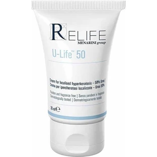 Зволожуючий крем для тіла Relife U-life 50 з сечовиною для сухої/дуже сухої та чутливої шкіри 30 мл