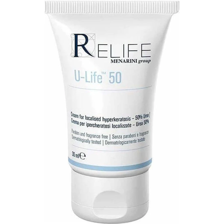 Relife U-life 50 Увлажняющий крем для тела с мочевиной для сухой/очень сухой и чувствительной кожи 30 мл: цены и характеристики