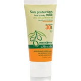 Водостійкий сонцезахисний крем для обличчя та тіла Macrovita Olive-Elia SPF30 50 мл