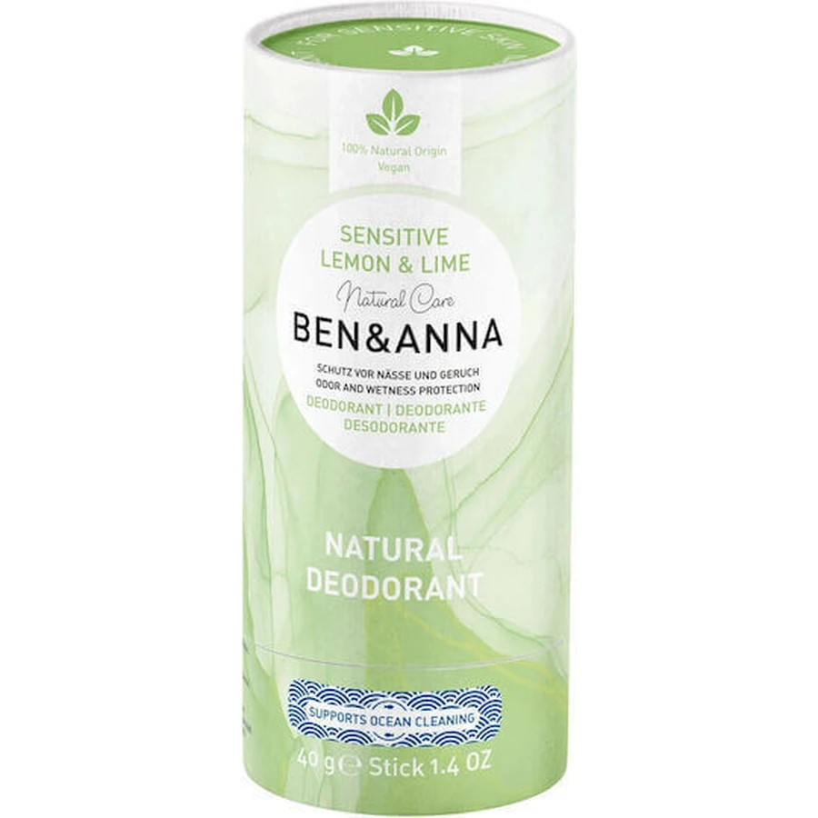 Ben & Anna Sensitive Lemon & Lime Deodorant Stick 40gr: цены и характеристики