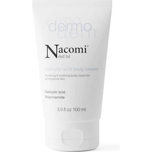 Nacomi Dermo Purifying & Soothing Moisturising Body Cream for Dry & Sensitive Skin 100ml
