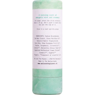 We Love The Planet Mighty Mint Deodorant Mighty Mint Natural Deodorant Stick Aluminium Free 65gr