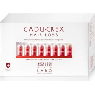 Labo Crescina Caducrex Advanced 40x3.5ml Ампулы для волос от выпадения для мужчин 40x3.5ml