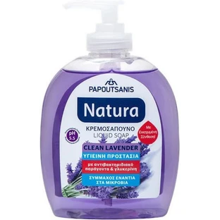 Мило-крем Papoutsanis Natura Clean Лаванда 300мл