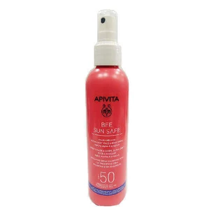 Apivita Bee Sun Safe Hydra Melting Ultra Light Water Resistant Sunscreen Lotion for Face and Body SPF50 in Spray 200ml