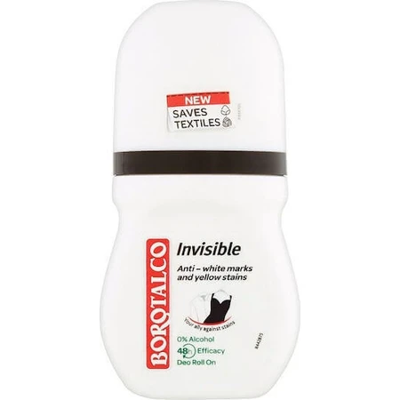 Дезодорант Borotalco Invisible 48h Deo Дезодорант 48h в рулоні 50мл: ціни та характеристики