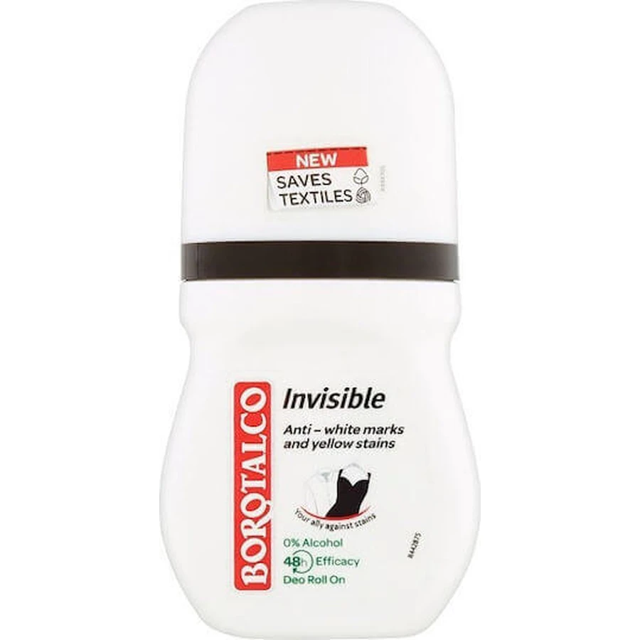 Дезодорант Borotalco Invisible 48h Deo Дезодорант 48h в рулоні 50мл: ціни та характеристики