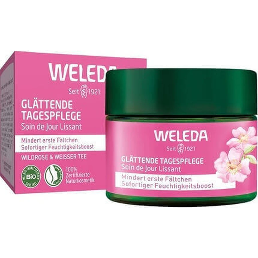 Weleda Дикая роза и белый чай Увлажняющий и антивозрастной дневной крем для лица 40 мл: цены и характеристики